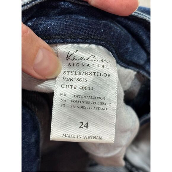 KanCan signature distressed low rise skinny jeans size 24 - Picture 12 of 12